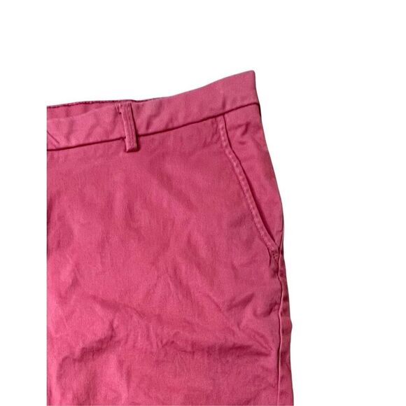 Izod Saltwater Stretch Relaxed Classic Fit Red Flat Front Shorts 42 Inseam 9.5" - Picture 5 of 12